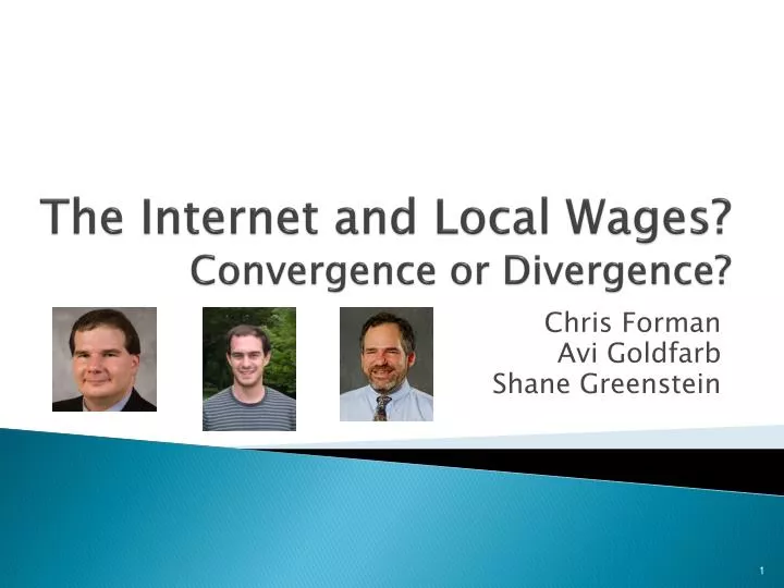 the internet and local wages convergence or divergence