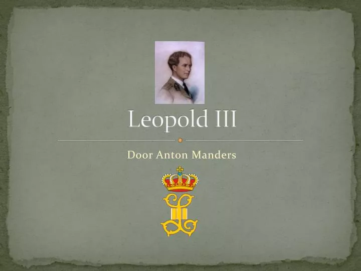 leopold iii