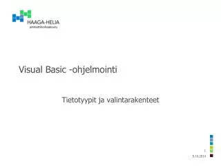 visual basic ohjelmointi
