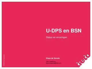 u dps en bsn
