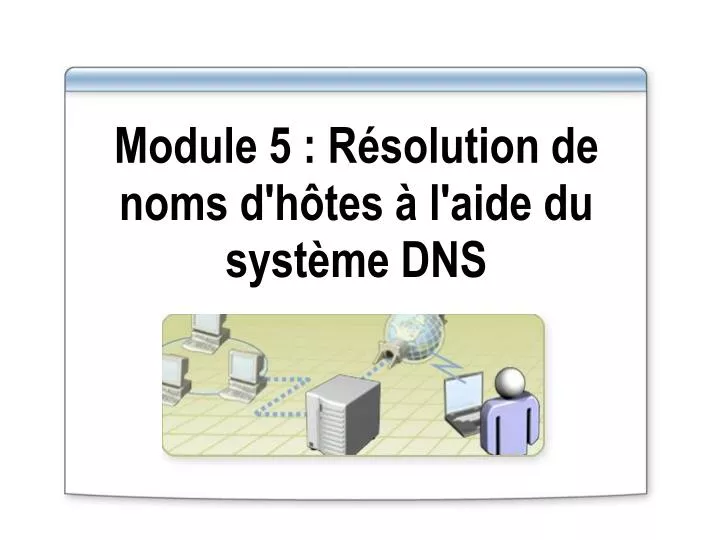 module 5 r solution de noms d h tes l aide du syst me dns