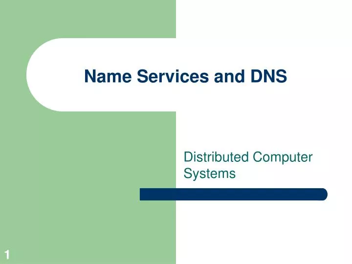 name services and dns