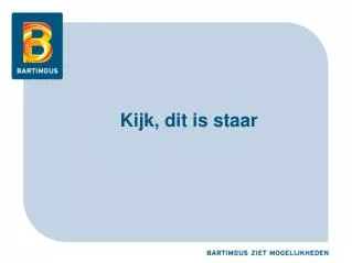 kijk dit is staar
