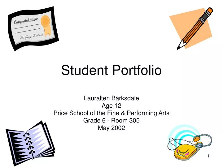 student portfolio