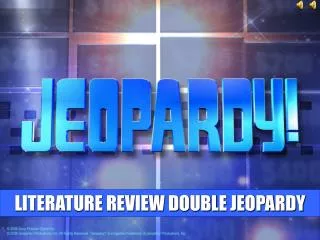 LITERATURE REVIEW DOUBLE JEOPARDY