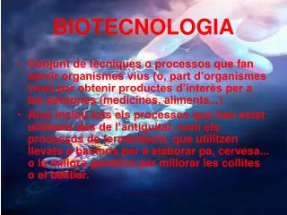 biotecnologia