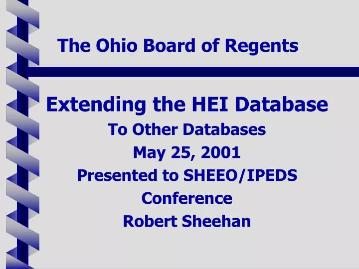 the ohio board of regents