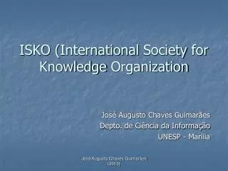 isko international society for knowledge organization