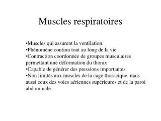 muscles respiratoires