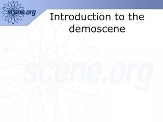 Introduction to the demoscene