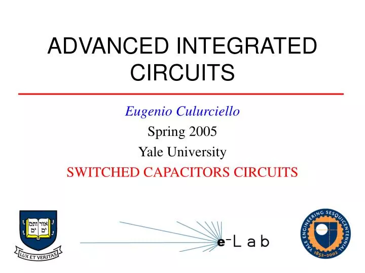 advanced integrated circuits