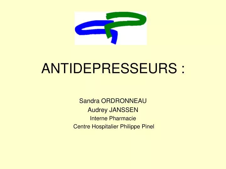 antidepresseurs