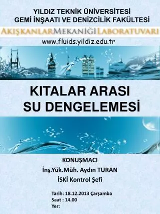 kitalar arasi su dengelemes