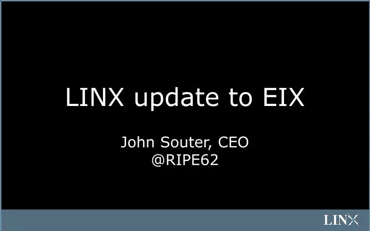 linx update to eix