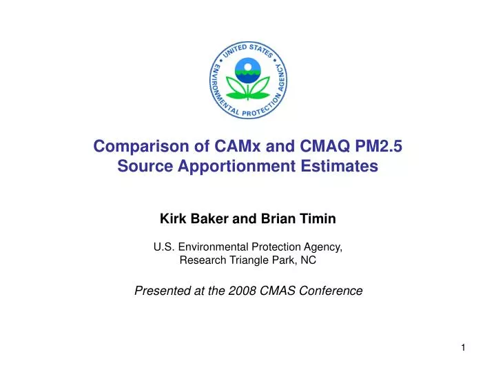 comparison of camx and cmaq pm2 5 source apportionment estimates