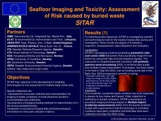 Seafloor Imaging and Toxicity: Assessment of Risk caused by buried waste SITAR