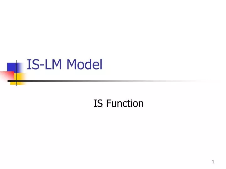 is lm model