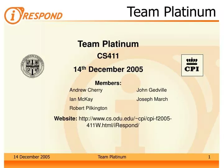 team platinum