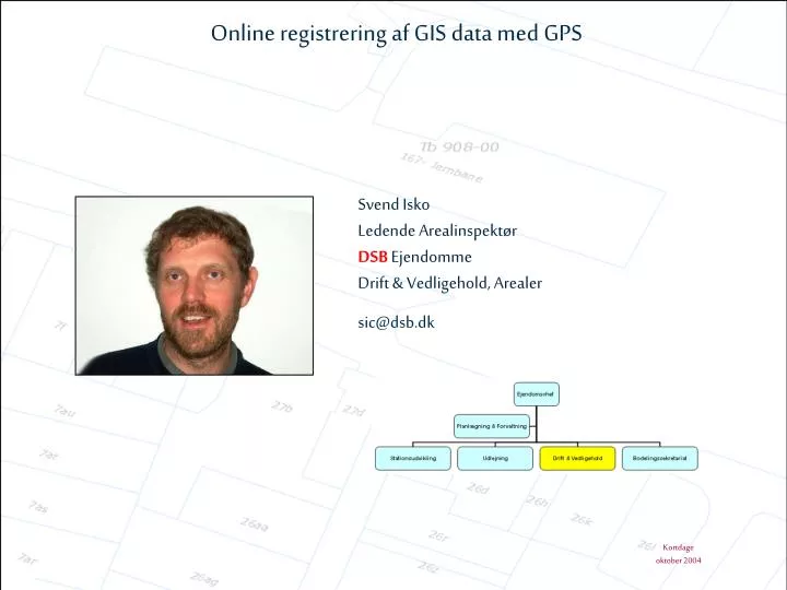 online registrering af gis data med gps