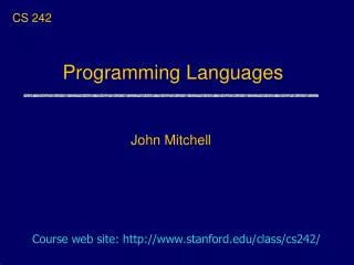 programming languages