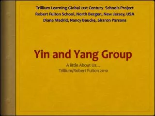 Yin and Yang Group