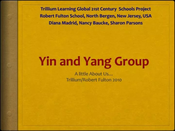 yin and yang group