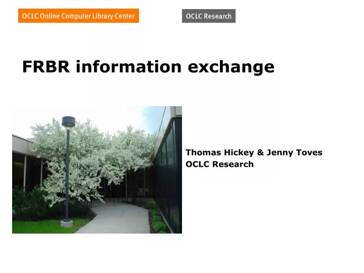 frbr information exchange