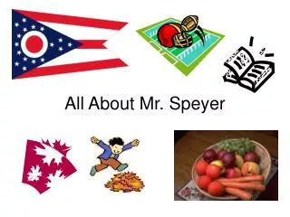 All About Mr. Speyer
