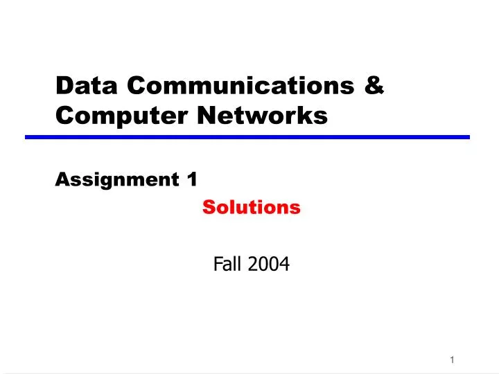 data communications computer networks
