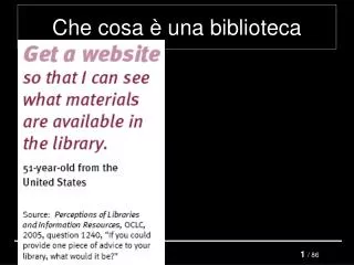 che cosa una biblioteca