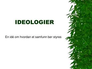 ideologier
