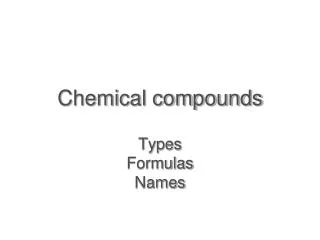 Chemical compounds