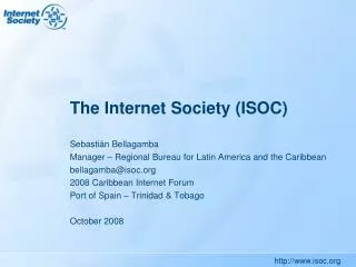 The Internet Society (ISOC)