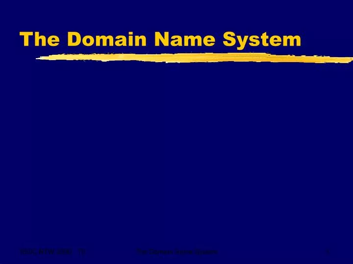 the domain name system