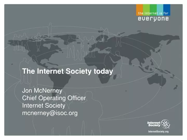 the internet society today