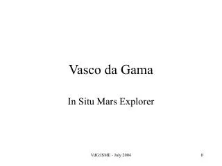 Vasco da Gama