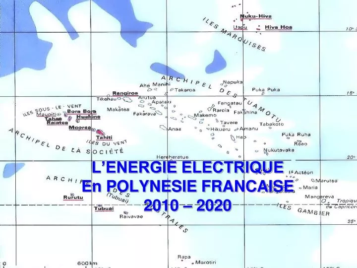 l energie electrique en polynesie francaise 2010 2020
