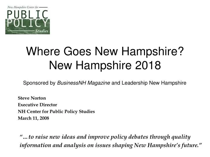 where goes new hampshire new hampshire 2018