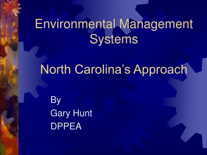 environmental management systems north carolina s approach