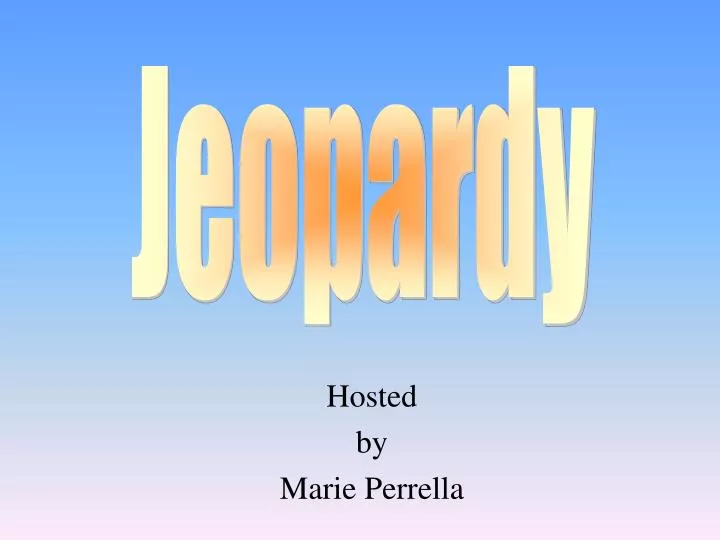 hosted by marie perrella