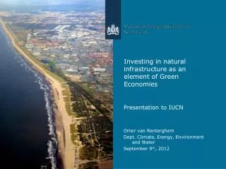 Investing in natural infrastructure as an element of Green Economies