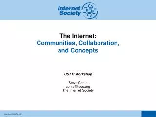 The Internet: Communities, Collaboration, and Concepts