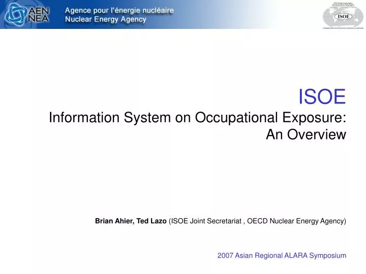isoe information system on occupational exposure an overview