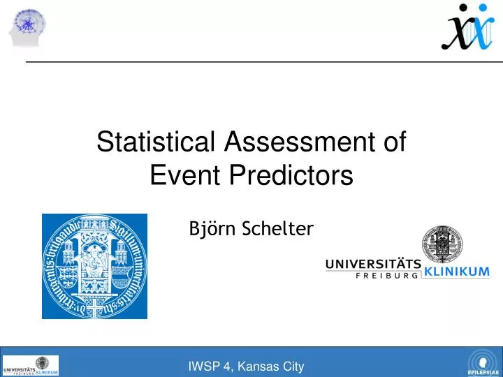 statistical assessment of event predictors