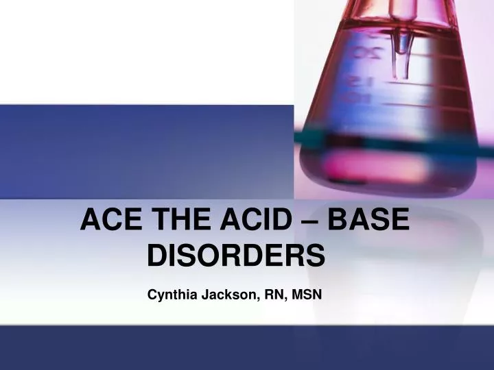 ace the acid base disorders