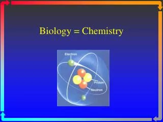 Biology = Chemistry