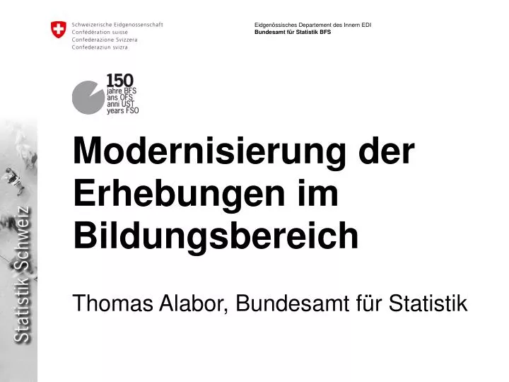 modernisierung der erhebungen im bildungsbereich