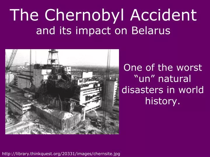 the chernobyl accident and its impact on belarus