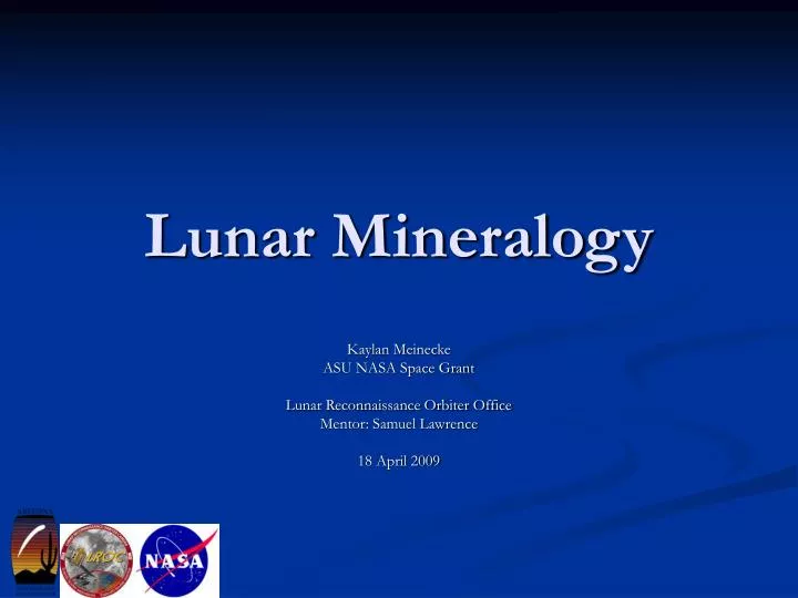 lunar mineralogy