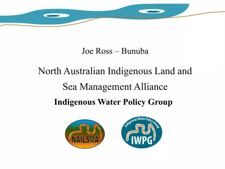 joe ross bunuba north australian indigenous land and sea management alliance